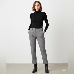 Talbots Houndstooth Chinos - Black and White